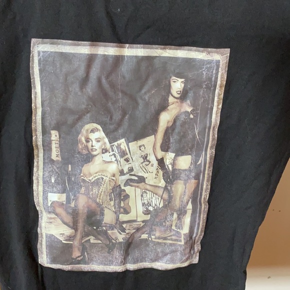 Harley Davidson & Moët fitted tshirt lot S-M - Picture 7 of 9